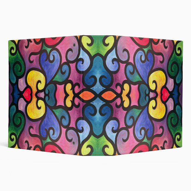 Abstract Heart Binder (Background)