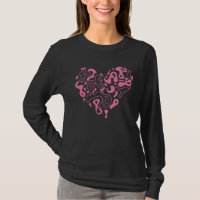Abstract Heart Doodle Art