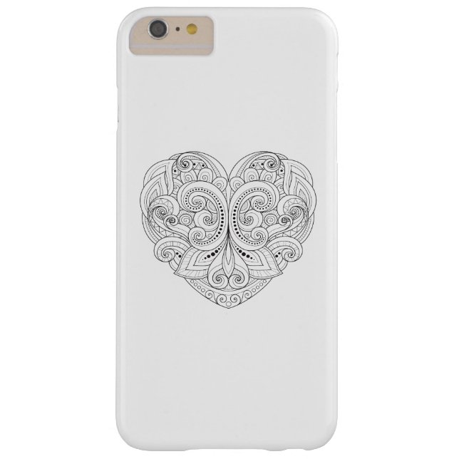 Abstract Heart Doodle Case-Mate iPhone Case (Back)