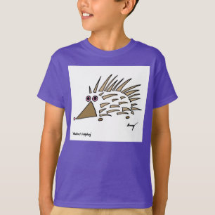 Abstract Hedgehog Kids Raglan T-Shirt