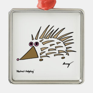 Abstract Hedgehog Ornament