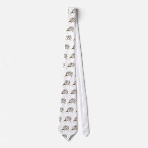 Abstract Hedgehog Tie