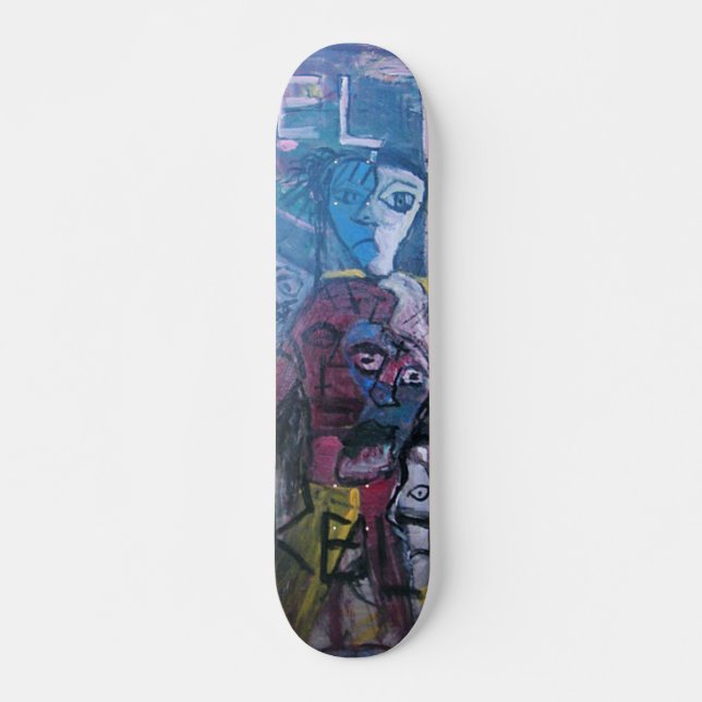 ABSTRACT HELTER SKELTER SKATEBOARD (Front)