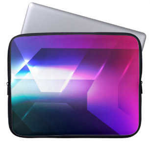 Abstract Hexagonal shape backgroundabstract, art,  Laptop Sleeve