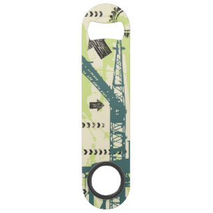 Abstract hi-tech background speed bottle opener
