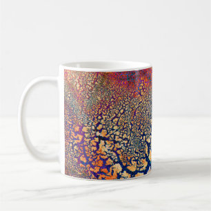 Abstract highly detailed textured grunge backgroun coffee mug