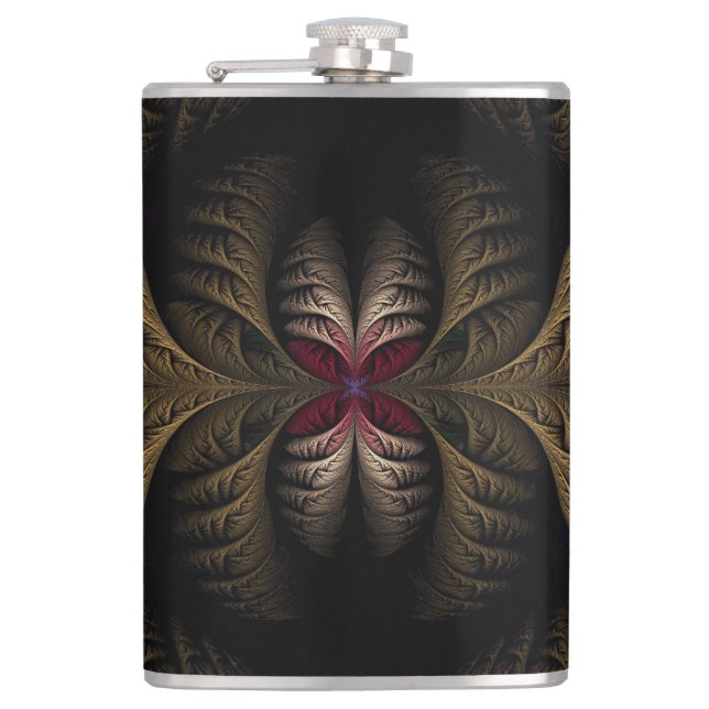Abstract Hip Flask (Front)