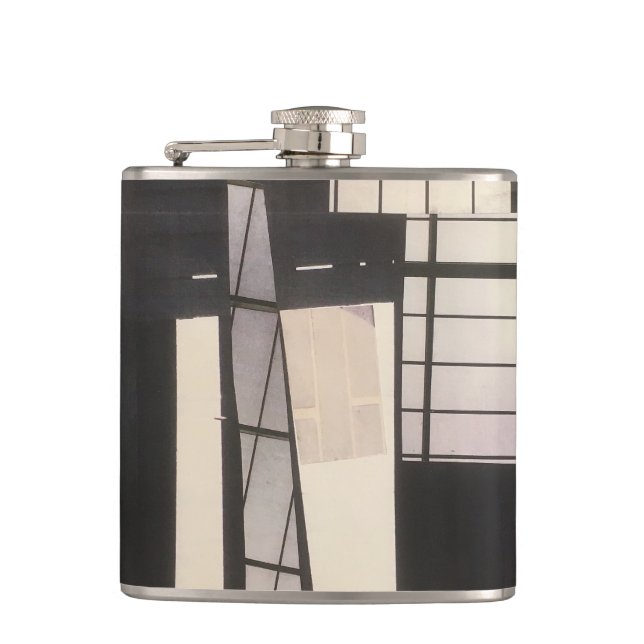 Abstract Hip Flask (Front)
