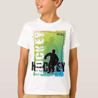 Abstract Hockey Player Boys