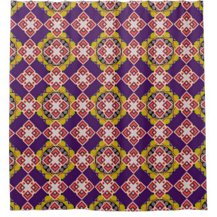 Abstract holiday wrapping paper in violet, pink an