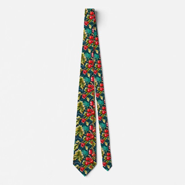 Abstract Holly Tie (Front)