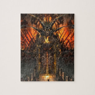 Abstract Horror Approach The Gates Of Hell Jigsaw Puzzle