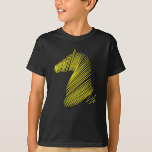Abstract Horse Head – Minimalist Line Art Tee