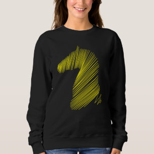 Abstract Horse Head – Minimalist Line Art Tee