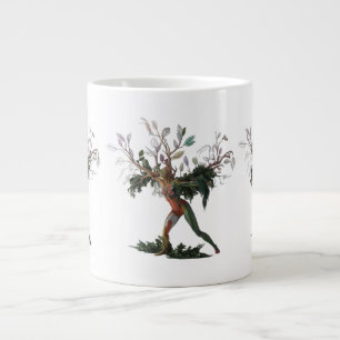 Abstract Human & Nature Fusion Specialty Jumbo Large Coffee Mug