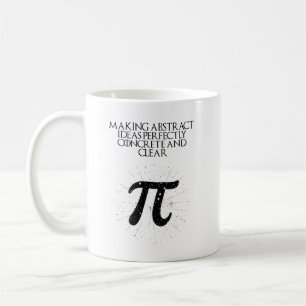 Abstract Ideas Perfectly Concrete Clear Math Coffee Mug