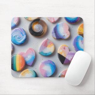 Abstract Identity Tokens Mouse Pad