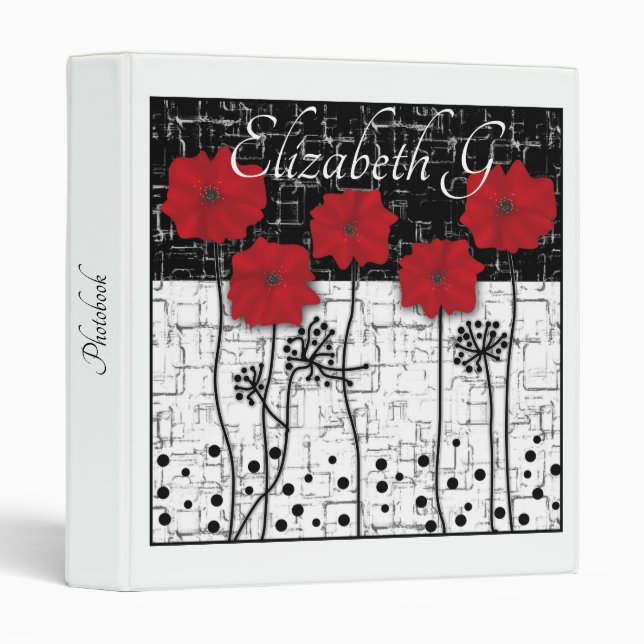 Abstract illustration, 3 ring binder (Front/Spine)