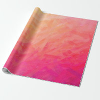 Abstract illustration of pink, yellow Bristle Brus
