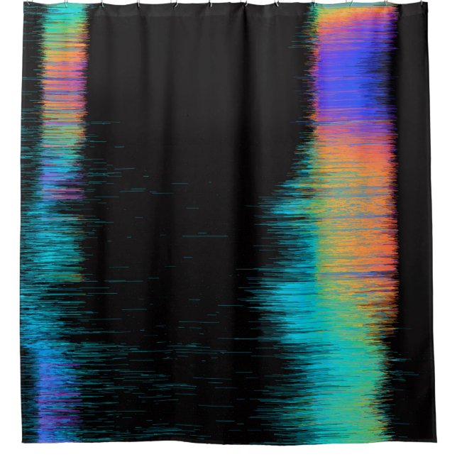 Abstract image of glitched LED screen. Broken vide (Front)