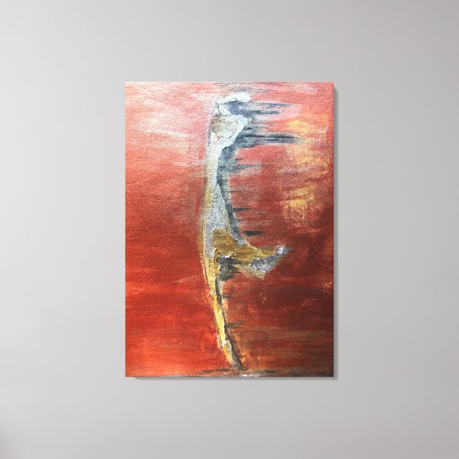 Abstract image of Sylt Island Canvas Print (Front)