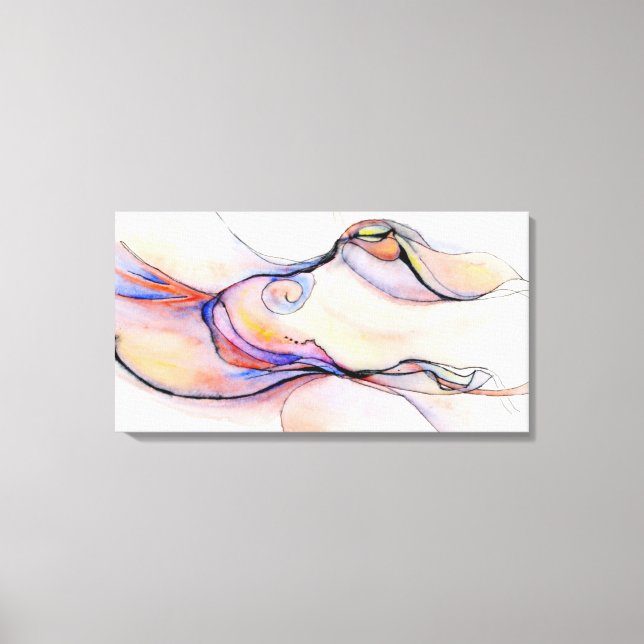 Abstract Images:  Amorphous Pleasure Canvas Print (Front)