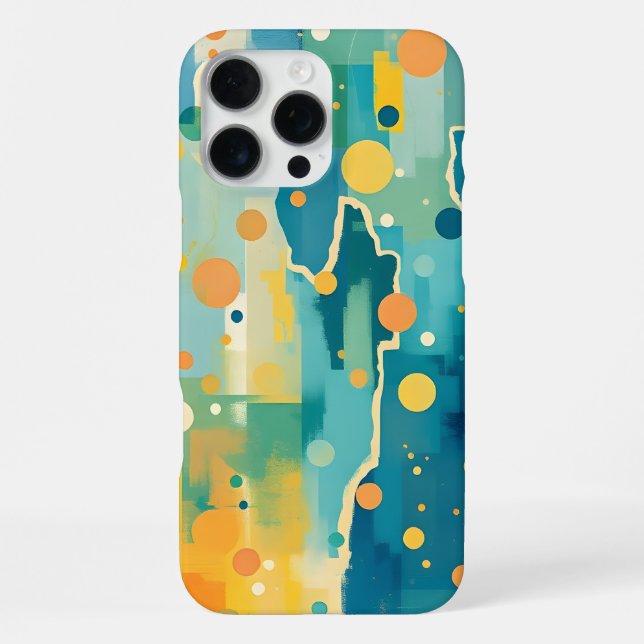Abstract impressionism  iPhone case (Back)