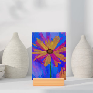 Abstract Impressionist Painting Postcard