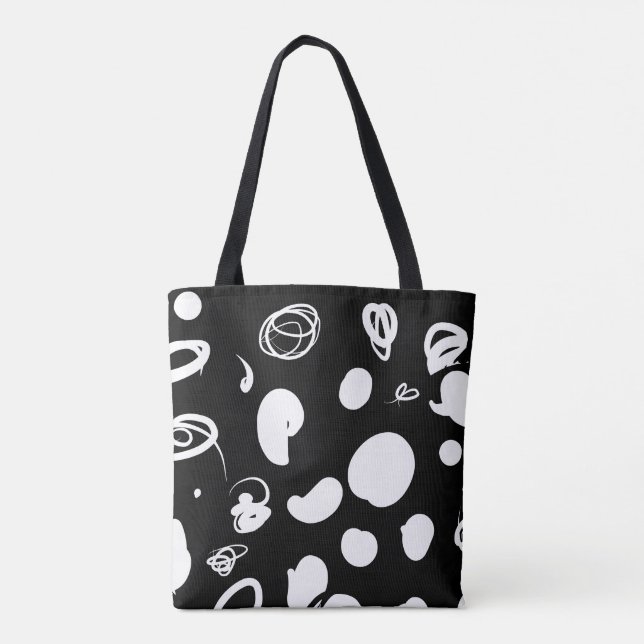 Abstract imprint design Tote Bag (Back)