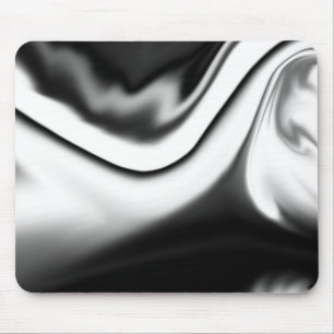 Abstract in Black and white Mouse Pad