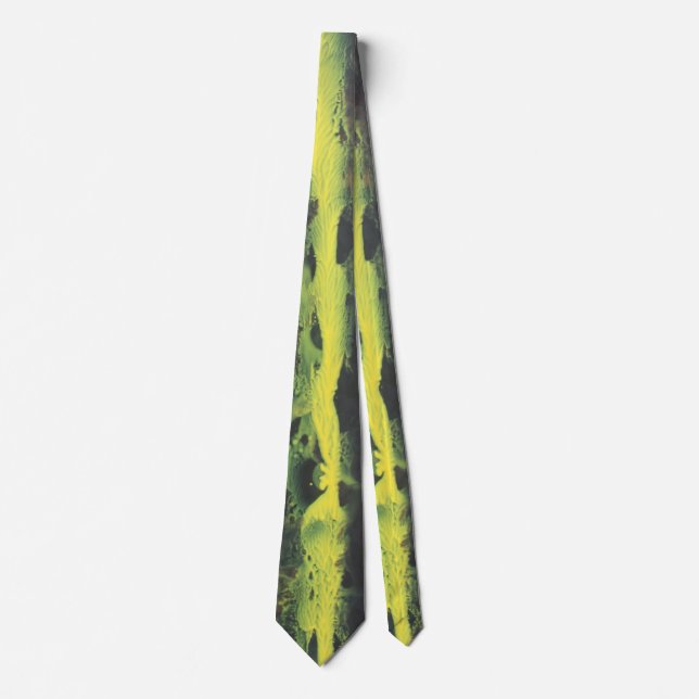 Abstract in Black and Yellow Tie (Front)