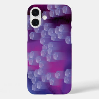 Abstract in Purples iPhone 16 Plus Case