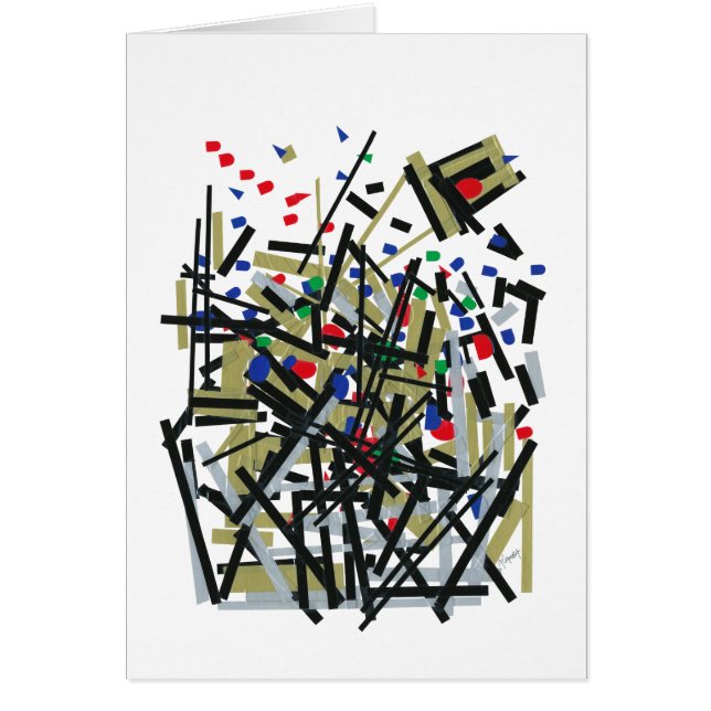 Abstract in Tape & Letterforms 1 (Front)