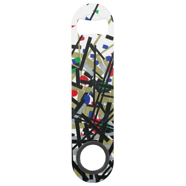 Abstract in Tape & Letterforms 1 Bar Key (Front)