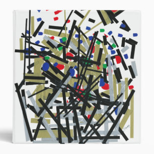 Abstract in Tape & Letterforms 1 Binder