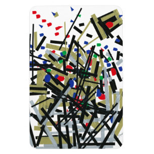 Abstract in Tape & Letterforms 1 Magnet