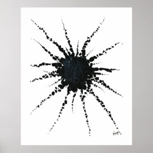 Abstract in Tape & Letterforms 3 Poster