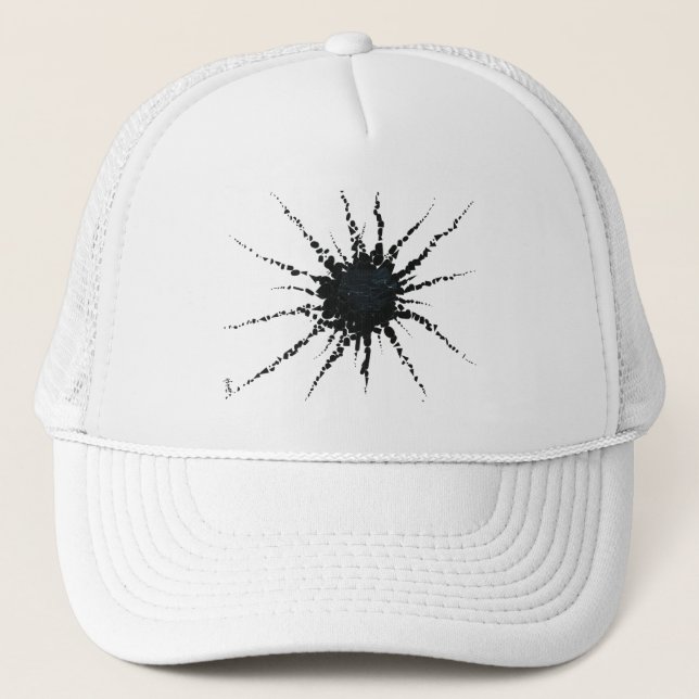 Abstract in Tape & Letterforms 3 Trucker Hat (Front)