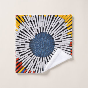 Abstract in Tape—Starburst Bath Towel Set