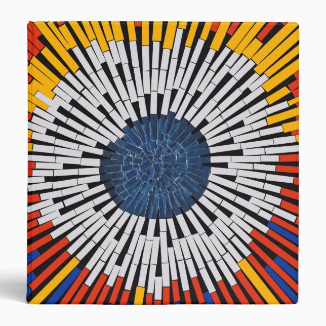 Abstract in Tape—Starburst Binder (Front)
