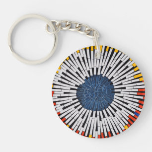 Abstract in Tape—Starburst Keychain
