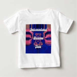 Abstract Independence Day Celebration Art Baby T-Shirt