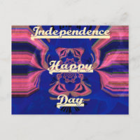 Abstract Independence Day Celebration Art
