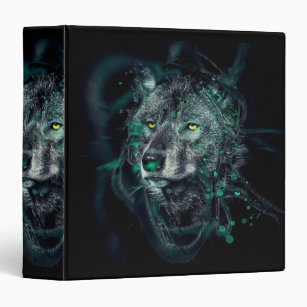 Abstract indian wolf binder