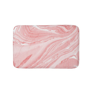 Abstract ink marble texture background. bath mat