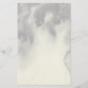 Abstract ink painting on grunge paper texture.