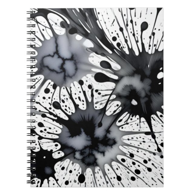 Abstract Inkburst Notebook (Front)