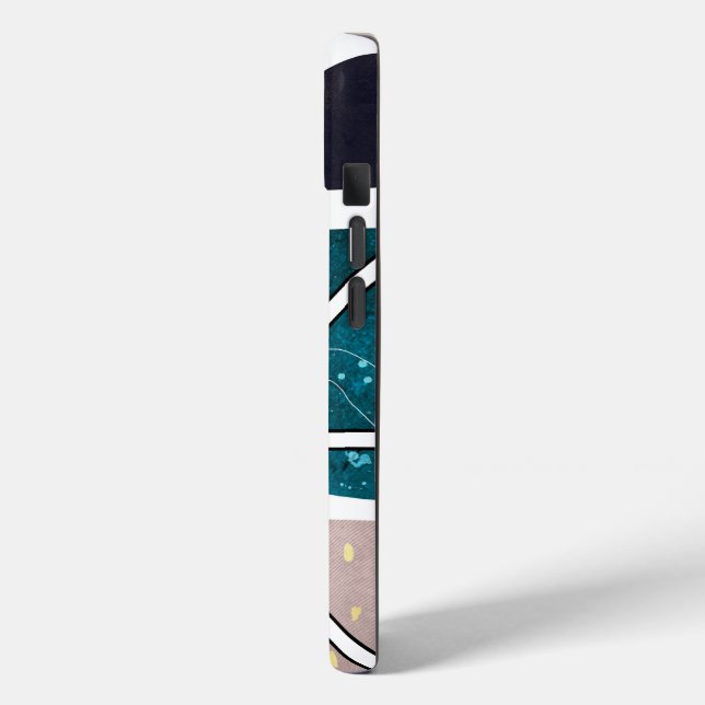 Abstract iphone 15 case design (Back / Left)