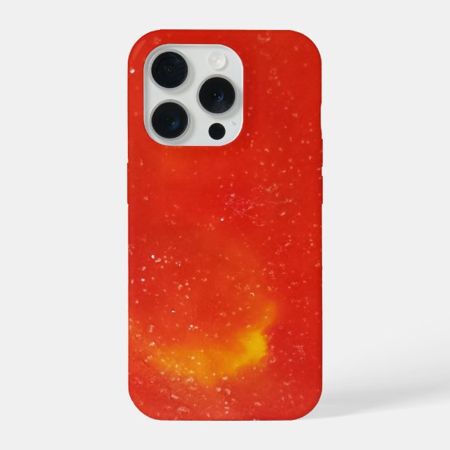 Abstract iPhone Case - Fiery Ember Glow (Back)