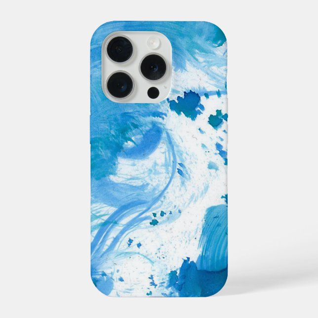 Abstract iPhone Case - Ocean Current (Back)
